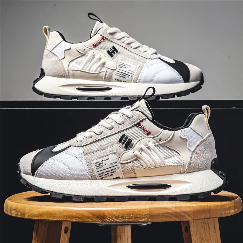 Zapatillas de correr informales a la moda para hombre, zapatillas de deporte a la moda de nueva calidad 2025, zapatillas de entrenamiento de Tenis al aire libre de malla para hombre, Tenis Masculino