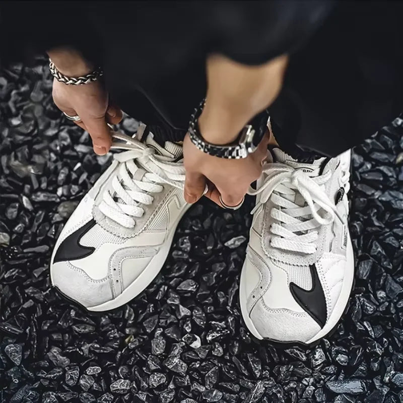 Zapatillas de correr informales a la moda para hombre, zapatillas de deporte a la moda de nueva calidad 2025, zapatillas de entrenamiento de Tenis al aire libre de malla para hombre, Tenis Masculino