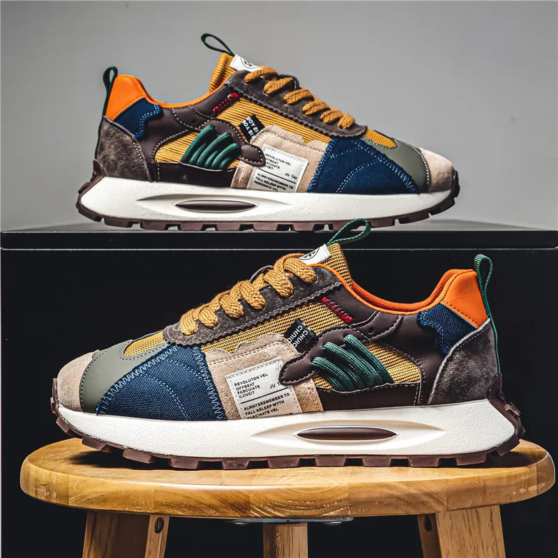 Zapatillas de correr informales a la moda para hombre, zapatillas de deporte a la moda de nueva calidad 2025, zapatillas de entrenamiento de Tenis al aire libre de malla para hombre, Tenis Masculino
