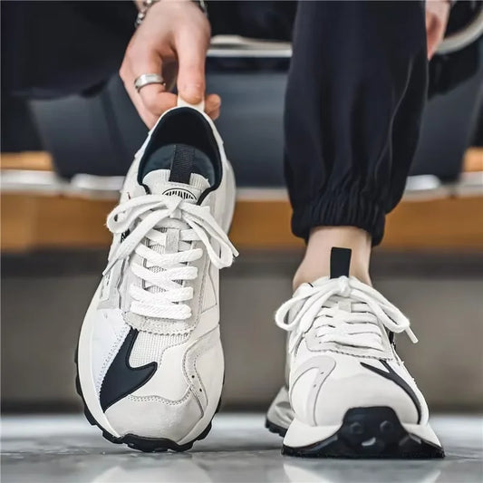 Zapatillas de correr informales a la moda para hombre, zapatillas de deporte a la moda de nueva calidad 2025, zapatillas de entrenamiento de Tenis al aire libre de malla para hombre, Tenis Masculino