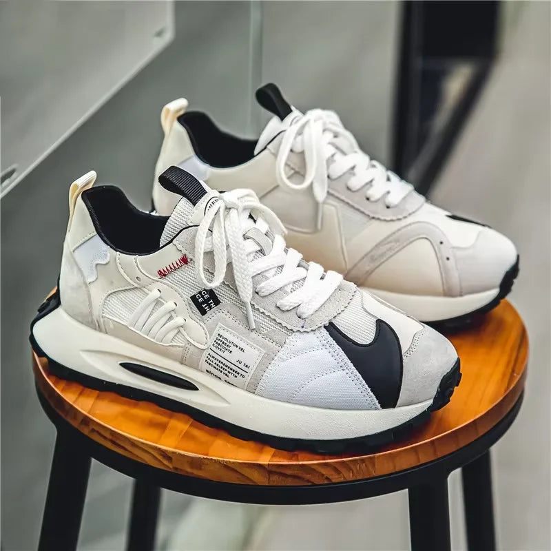 Zapatillas de correr informales a la moda para hombre, zapatillas de deporte a la moda de nueva calidad 2025, zapatillas de entrenamiento de Tenis al aire libre de malla para hombre, Tenis Masculino